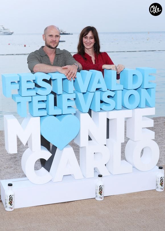 Eleonore Bernheim et Nicolas Gob - Photocall de la soirée au "Neptune" lors du 64ème Festival de Télevision de Monte Carlo le 14 juin 2025.
© Denis Guignebourg / Bestimage