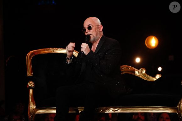 Exclusif - Pascal Obispo lors de l'enregistrement de l'émission "Serge Lama, le dernier rappel", le 29 avril 2025. 

Photo : Clovis-Moreau / Bestimage