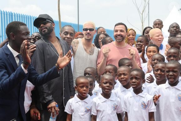 Kamel Ouali aujourd'hui père de famille.
Fally Ipupa, Matt Pokora et Kamel Ouali à Abidjan. Le 1er mars 2024©Dominique Jacovides / Bestimage