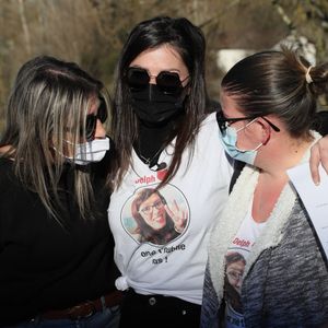 La famille et les proches se sont réunis pour une marche blanche en hommage à Delphine Jubillar, l'infirmière de 33 ans, disparue à Cagnac-les-Mines. Le 19 décembre 2021. © Patrick Bernard / Bestimage