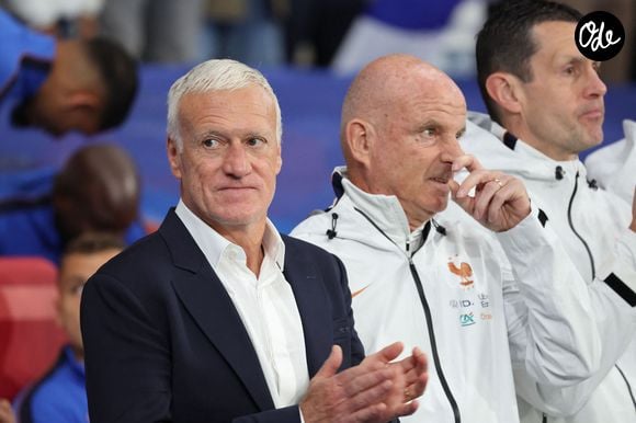 L'intendance est assurée par son bras droit Guy Stéphan qui a mené la conférence de presse en marge du match jeudi 25 juin 2026

Didier DESCHAMPS (Sélectionneur France) - Les Bleus ont remporté leur dernier match de préparation contre l'Irlande du Nord (3-1) à Lille, grâce à un triplé de M. Olise le 8 juin 2026. © Laurent Sanson/PsnewZ/Bestimage