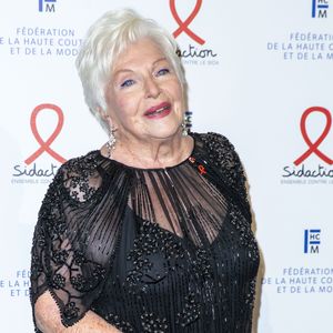 Line Renaud lors du photocall de la 18ème édition du "Dîner de la mode du Sidaction" au Pavillon Cambon Capucines - Potel et Chabot à Paris, France, le 23 janvier 2020. © Olivier Borde/Bestimage