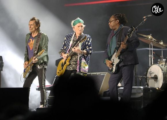 Ronnie Wood, Mick Jagger et Keith Richards en concert au Sofi Stadium à Inglewood en Californie, le 14 juillet 2024.

© Backgrid USA / Bestimage