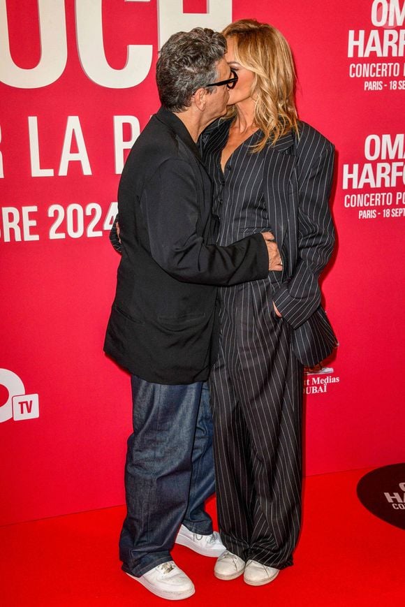 Dans les colonnes du magazine télé, Marc Lavoine affirme nager dans le bonheur absolu. Pourvu que ça dure !

Marc Lavoine et Adriana Karembeu assistent à un photocall pour le Concerto For Peace d'Omar Harfouch au Théâtre des Champs-Elysées le 18 septembre 2024 à Paris, France. Photo par Shootpix/Abaca