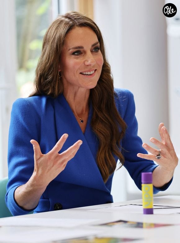 La princesse de Galles (Catherine Kate Middleton, princesse de Galles) visite le Christie NHS Foundation Trust, pour mettre en évidence le pouvoir de guérison des soins holistiques, parallèlement aux soins cliniques, pour les personnes vivant avec et au-delà du cancer, à Manchester, au Royaume-Uni, le 4 juin 2026.

© Andy Stenning/WPA-Pool/ Julien Burton / Bestimage