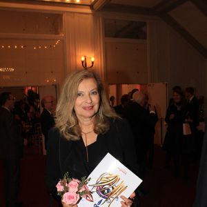 Valérie Trierweiler lors de la soirée de gala "Enfance Majuscule" au profit de l'enfance maltraitée à la Salle Gaveau à Paris le 7 octobre 2024. © Philippe Baldini / Bestimage