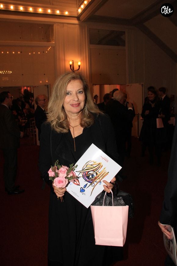 Valérie Trierweiler lors de la soirée de gala "Enfance Majuscule" au profit de l'enfance maltraitée à la Salle Gaveau à Paris le 7 octobre 2024. © Philippe Baldini / Bestimage