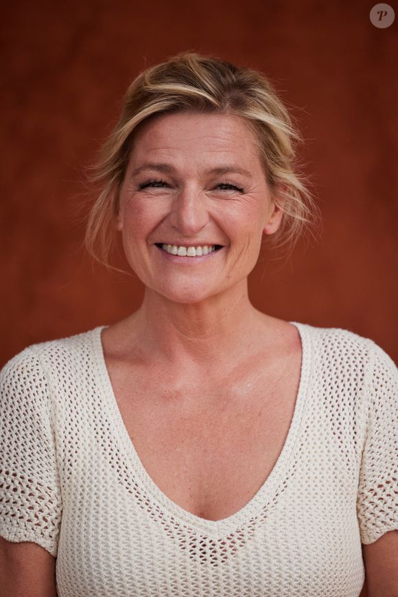 Anne-Elisabeth Lemoine au village lors des Internationaux de France de tennis de Roland Garros 2023, à Paris, France, le 9 juin 2023. © Jacovides-Moreau/Bestimage