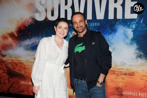 Émilie Dequenne et son mari Michel Ferracci au photocall de l'équipe du film "Survivre" au cinéma UGC Ciné Cité Bercy à Paris le 18 juin 2024.

© Philippe Baldini / Bestimage