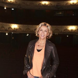 Exclusif - Corinne Touzet lors du tournage de "Sur Scène Avec" à Paris le 7 novembre 2024. © Jack Tribeca / Bestimage