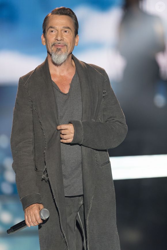Exclusif - Florent Pagny - Enregistrement de l'émission "Dernier Show" de Michel Sardou. Le 12 septembre 2017 © Pierre Perusseau / Bestimage