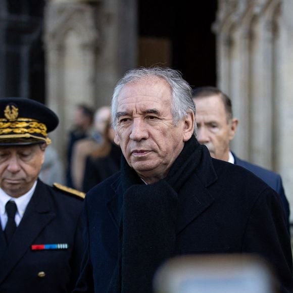 François Bayrou, Premier ministre, - Cérémonie en hommage à l'ancien maire de Bordeaux Nicolas Florian au Palais Rohan - hôtel de ville suivie des obsèques en la cathédrale Saint-André de Bordeaux, France, le 31 janvier 2025. Nicolas Florian, né le 29 mars 1969 à Marmande et mort le 26 janvier 2025 à Bordeaux, était un homme politique français, membre des Républicains. Il a été maire de Bordeaux de 2019 à 2020. © Quentin Salinier/Bestimage