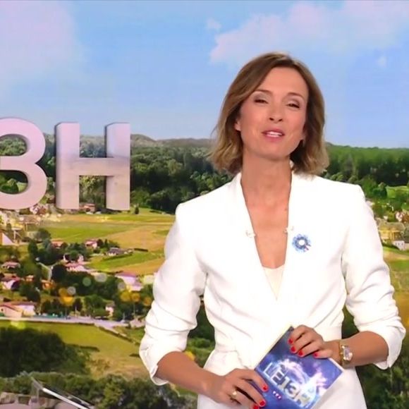 Isabelle Ithurburu lors du journal de TF1