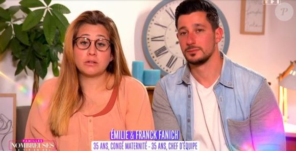 Les parents de la famille Fanich lors d'un l'épisode de "Familles nombreuses, la vie en XXL".