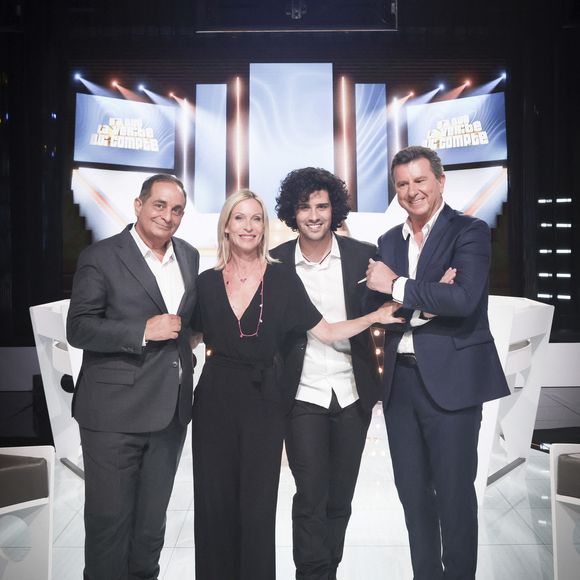 Exclusif - Laurent Fontaine, Rebecca Hampton, Sam (Quentin Cardiem), Pascal Bataille - Enregistrement de l'émission "Y'a que la vérité qui compte", présentée par L.Fontaine et P.Bataille, et diffusée sur C8 à partir du 12 octobre
© Jack Tribeca / Bestimage