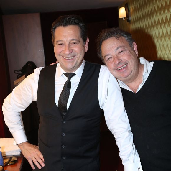 Exclusif - Laurent Gerra et Frédéric Jérôme (Directeur du Casino de Paris) - Célébrités au spectacle « Laurent Gerra se met à table ! », à savourer au Casino de Paris, à Paris, France, le 10 Décembre 2024. 

© Bertrand Rindoff / Bestimage