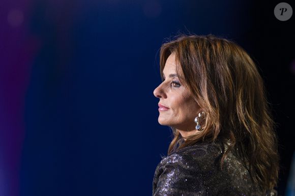 Exclusif - Faustine Bollaert lors de l'enregistrement de l'émission "La Boîte à secrets", présentée par F.Bollaert et diffusée le 26 septembre 2025 sur France 3, dans les studios du Lendit à Saint-Denis, Seine Saint-Denis, France, le 8 septembre 2025. © Pierre Perusseau/Bestimage