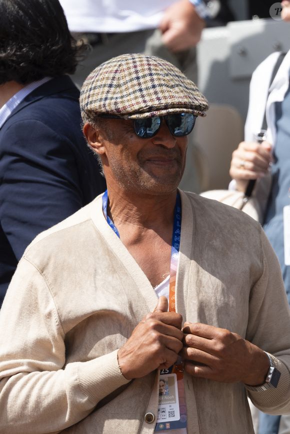 Yannick Noah dans les tribunes lors des Internationaux de France de Tennis de Roland Garros 2025. Paris, © Jacovides / Moreau / Bestimage