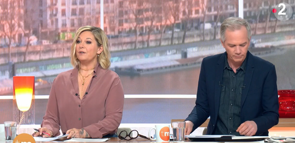 Flavie Flament rend hommage à Emilie Dequenne dans "Télématin", le 17 mars 2025, sur France 2