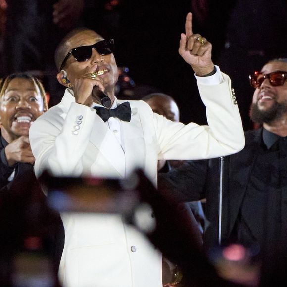 Pharrell Williams à la soirée concert "Grace for the World" au Vatican le 13 septembre 2025 ; un concert unique sur la place Saint-Pierre. Backgrid UK/ Bestimage