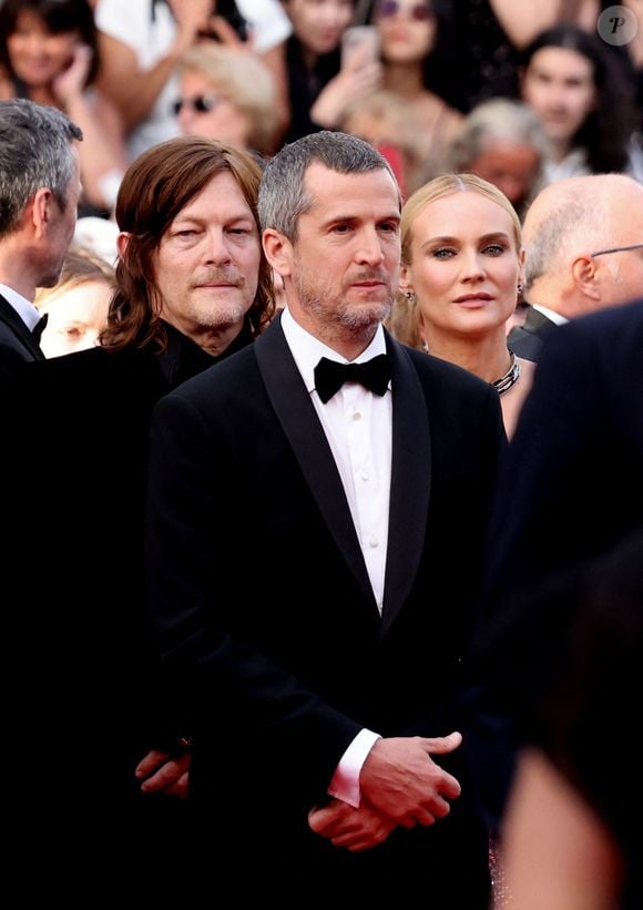 Norman Reedus, Guillaume Canet, Diane Kruger - Montée des marches pour la cérémonie de clôture du 75ème Festival International du Film de Cannes. Le 28 mai 2022 © Dominique Jacovides / Bestimage