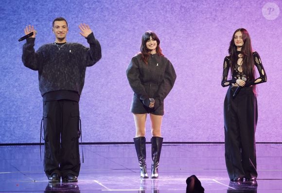 Le concert sera diffusé sur TMC le 25 novembre prochain.

Exclusif - Youssef Swatt's, Marguerite Dedeyan, Solann lors de l'enregistrement de l'émission "Nos voix pour toutes" au profit de la Fondation des femmes à l’Adidas Arena diffusée sur TMC le 25 novembre 2025, à Paris, France, le 19 novembre 2025. © Guirec-Moreau/Bestimage