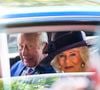 Le roi Charles et la reine Camilla partent après avoir déposé une couronne à la Tombe du Soldat inconnu au Monument commémoratif de guerre du Canada à Ottawa lors d'une visite royale le mardi 27 mai 2025. The Canadian Press/ABACAPRESS.COM//Justin Tang