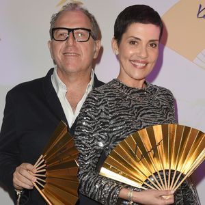 Cristina Cordula et son mari Frédéric Cassin pendant la soirée "Kenzo Takada's Birthday Night" pour fêter les 80 ans de Kenzo Takada au Pavillon Ledoyen à Paris, France, le 28 février 2019. © Coadic Guirec/Bestimage