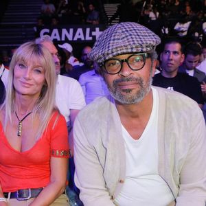 Yannick Noah et Isabelle Camus - People au match de boxe de Tony Yoka au palais des sports de Paris, le 23 juin 2018 Tony Yoka a battu David Allen par arrêt de l'arbitre à la dixième reprise, lors de son cinquième combat pro à Paris le 23 juin 2018
© Veeren-CVS/Bestimage
