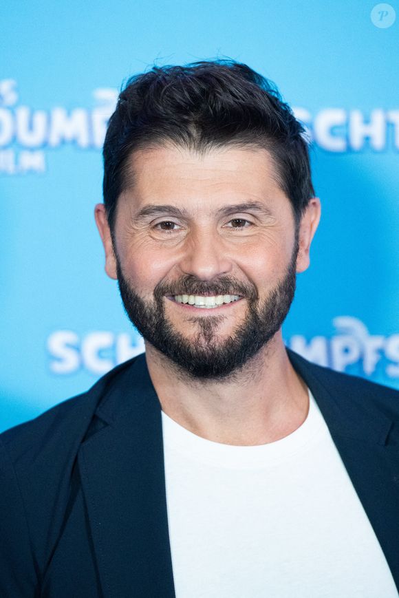 Christophe Beaugrand assiste à la première du film Les Schtroumpfs (The Smurfs The Movie) au cinéma Grand Rex à Paris, France, le 06 juillet 2025. Photo par Aurore Marechal/ABACAPRESS.COM