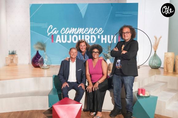 Exclusif - Laurent Karila, Amina Yamgnane, Marc Geiger - - La nouvelle saison de l'émission "ça commence aujourd'hui" sur France 2.
Paris le 1er septembre 2023.
© Jack Tribeca / Bestimage