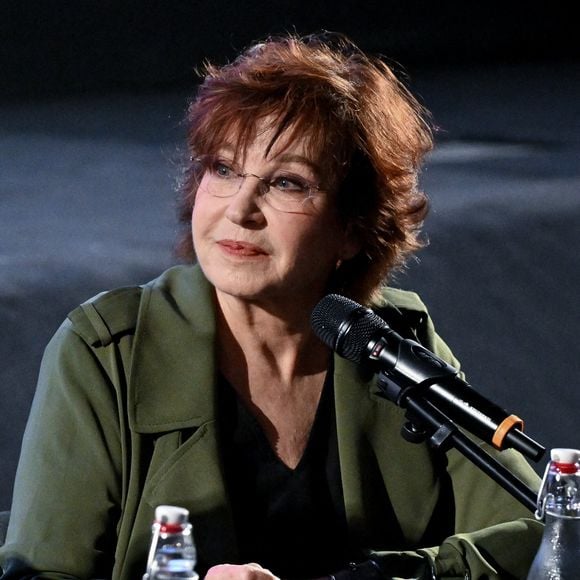 Marlène Jobert donne une master class lors du 14e Festival Lumière à Lyon, le 20 octobre 2022. Photo : Julien Reynaud/APS-Medias/ABACAPRESS.COM