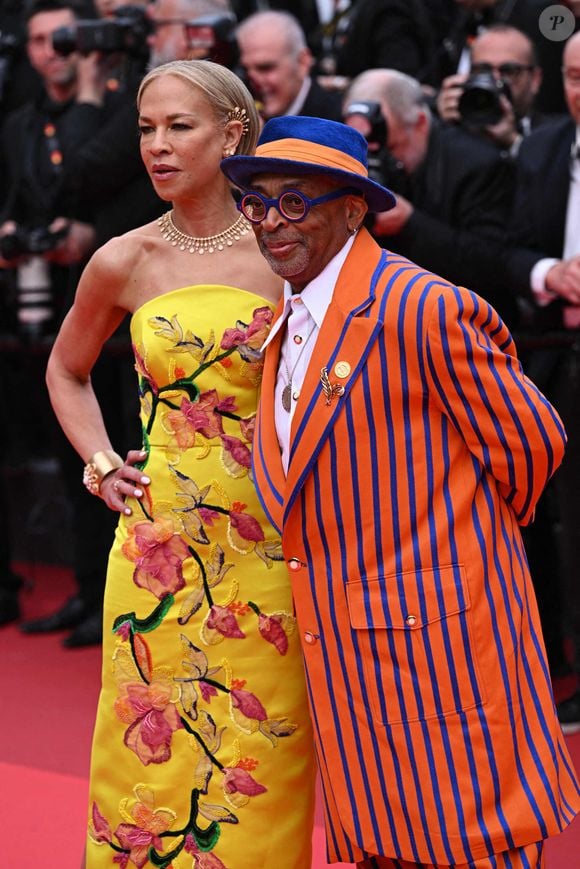 Spike Lee et Tonya Lewis Lee assistent à la première de Highest 2 Lowest lors du 78ème Festival de Cannes à Cannes, France. Date de la photo : lundi 19 mai 2025. 
Doug Peters/PA Wire
