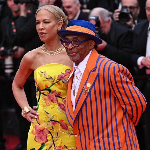 Spike Lee et Tonya Lewis Lee assistent à la première de Highest 2 Lowest lors du 78ème Festival de Cannes à Cannes, France. Date de la photo : lundi 19 mai 2025. 
Doug Peters/PA Wire