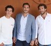 La famille Kretz connaît un succès phénoménal grâce à ses activités immobilières et sa série culte sur TMC et Netflix.

Raphaël Kretz, Valentin Kretz et Martin Kretz au village lors des Internationaux de France de tennis de Roland Garros 2024, à Paris.

© Jacovides-Moreau/Bestimage