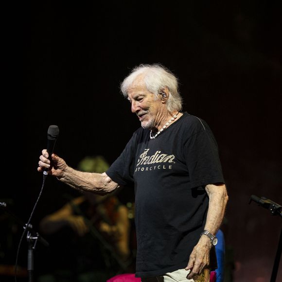 Hugues Aufray en concert au Zenith de Rouen le 27 juin 2026. © Pierre Perusseau/Bestimage