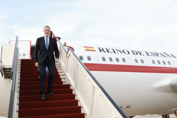 Le roi Felipe VI d'Espagne a fait le déplacement pour découvrir le musée.

Le roi Felipe VI d'Espagne à son arrivée à l'inauguration du Grand Musée égyptien, le 1er novembre 2025, à Gizeh (Égypte). Ce complexe s'étend sur 480 000 mètres carrés, peut accueillir jusqu'à 15 000 personnes par jour et abritera des expositions permanentes occupant une surface de 85 000 mètres carrés. © Casa de S.M. el Rey via Europa Press/Bestimage