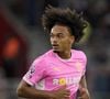 Sekou Mara est attaquant en L1 au RC Strasbourg.
Sekou Mara lors du match amical de pré-saison au St Mary's Stadium, Southampton. le mercredi 7 août 2024. ©Andrew Matthews/PA Wire.