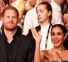 "Merci Disneyland d'avoir donné deux jours de pure joie à notre famille", a-t-elle écrit en légende.
Le 16 septembre 2023, le duc et la duchesse de Sussex lors de la cérémonie de clôture des Invictus Games à Düsseldorf, en Allemagne.