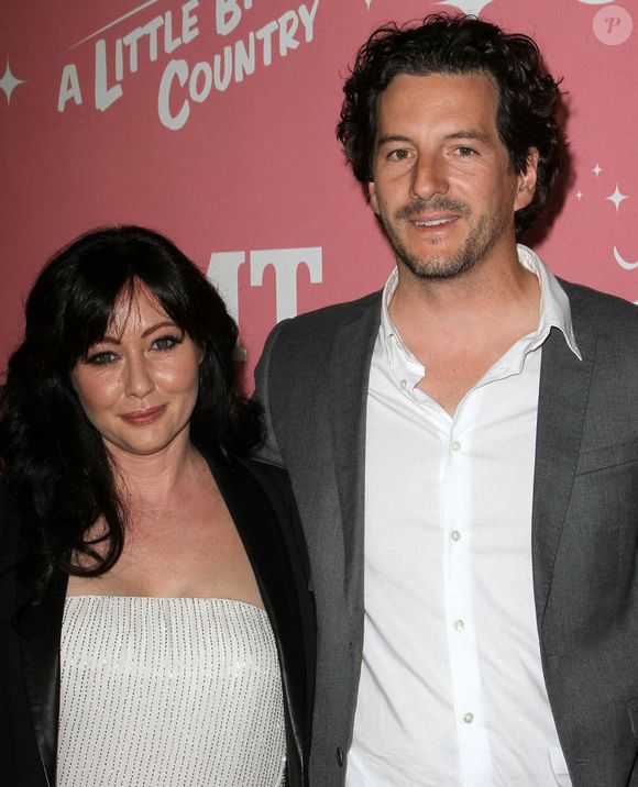 Shannen Doherty and Kurt Iswarienko attend Jennie Garth's 40th Birthday Celebration & Premiere Party For 'Jennie Garth: A Little Bit Country' Held at The London Hotel in West Hollywood, Los Angeles, CA, USA on April 19, 2012. Photo by BlackPanther/ABACAPRESS.COM