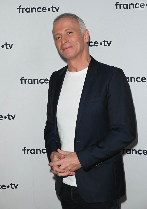 Samuel Étienne - Conférence de presse du Téléthon 2022 à Paris le 21 octobre 2022.

© Coadic Guirec / Bestimage