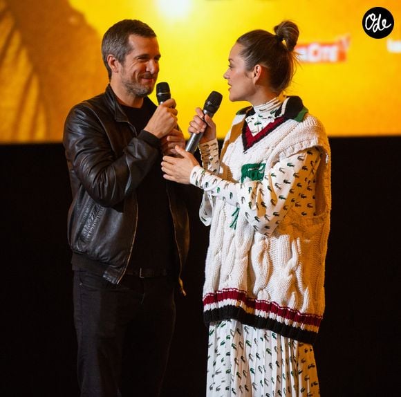 Marion Cotillard et son compagnon Guillaume Canet lors de l'avant-première du film "Nous finirons ensemble" au cinéma UGC Brouckère à Bruxelles, Belgique, le 23 avril 2019. © Alain Rolland/ImageBuzz/Bestimage