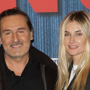 Gilles Lellouche et sa compagne Alizée Guinochet - Avant-première du film "Chien 51" au cinéma le Grand Rex à Paris le 13 octobre 2025. © Coadic Guirec/Bestimage