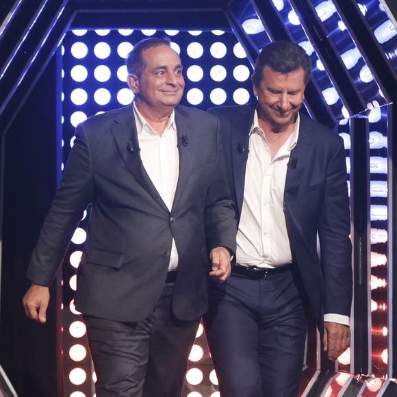 Exclusif - Laurent Fontaine, Pascal Bataille - Enregistrement de l'émission "Y'a que la vérité qui compte", présentée par L.Fontaine et P.Bataille, et diffusée sur C8 à partir du 12 octobre © Jack Tribeca / Bestimage
