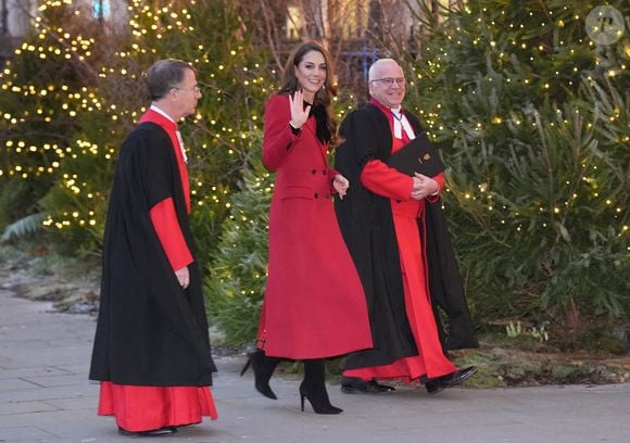 La princesse de Galles Kate Middleton arrive pour le service de chants de Noël Together At à l'abbaye de Westminster à Londres, Royaume-Uni, le 6 décembre 2024. Photo by James Manning/PA Wire/ABACAPRESS.COM