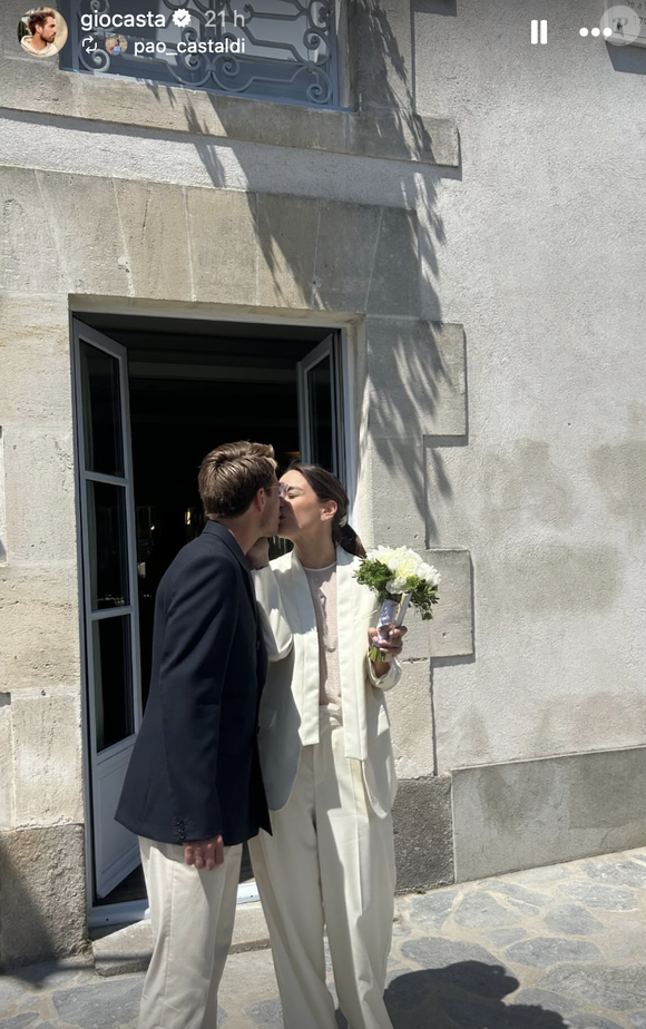 Capture d'écran de la story Instagram de Giovanni Castaldi.