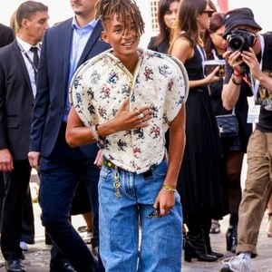 Jaden Smith - Personnalités au défilé de mode Louis Vuitton collection prêt à porter printemps / été 2024 à Paris le 2 octobre 2023.
© Christophe Aubert / Bestimage