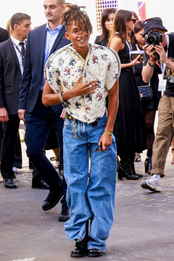 Jaden Smith - Personnalités au défilé de mode Louis Vuitton collection prêt à porter printemps / été 2024  à Paris le 2 octobre 2023.

© Christophe Aubert / Bestimage