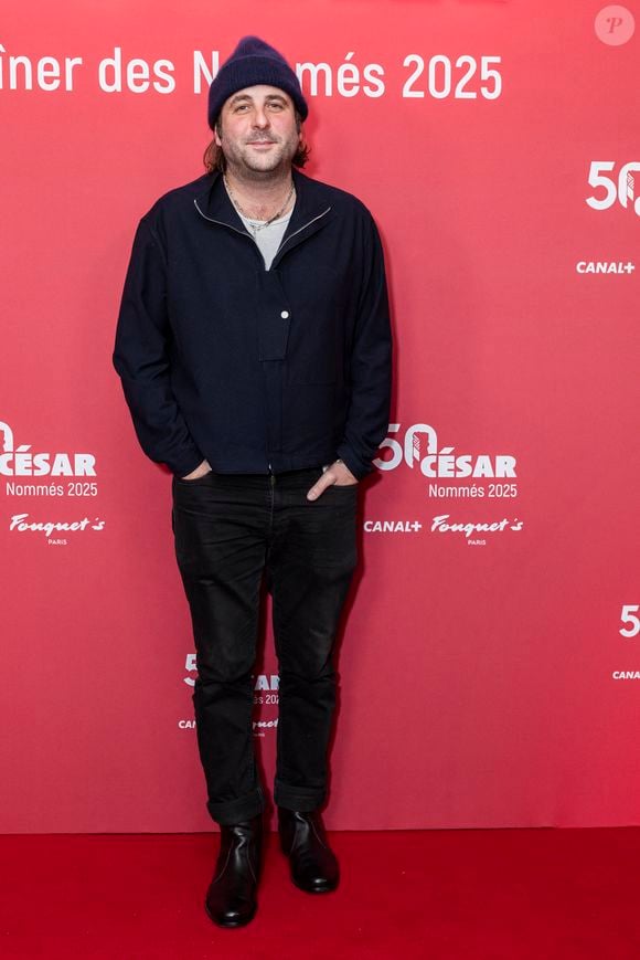 Vincent Macaigne - Photocall du dîner des nommés 2025 pour la cérémonie des Cesar au Fouquet's à Paris le 10 février 2025 © Olivier Borde /Bestimage