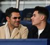 Plusieurs personnalités ont fait le déplacement au Parc des Princes pour le classico PSG-OM.

Jamel Debbouze et son fils Léon - Célébrités dans les tribunes du match de Ligue 1 McDonald's entre le Paris Saint Germain (PSG) et l'Olympique de Marseille (OM) (5-0) au parc des Princes à Paris. © Christian Liewig/Bestimage
